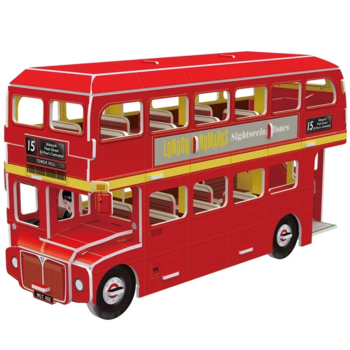 Пазл 3D CubicFun Автобус Double-decker, 66 элементов (S3018h) - Pampik - 2