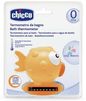 Термометр для ванної Chicco Рибка, жовтий (06564.00) - Pampik - 2