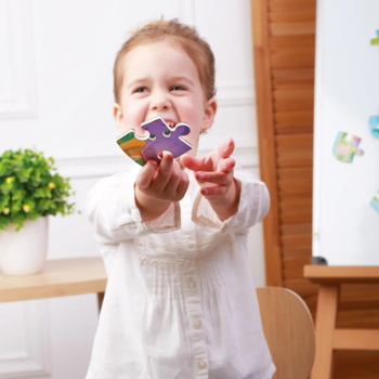 Пазли на магніті Vladi Toys Зебри, 12 елементів (VT3205-75) - Pampik - 5