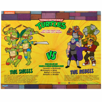 Набор фигурок TMNT Черепашки-ниндзя классические Леонардо против Рокстеди, 15 см (81276) - Pampik - 6