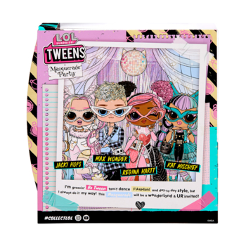 Игровой набор с куклой L.O.L. Surprise Tweens Masquerade Party Джекки Хопс, с аксессуарами (584100) - Pampik - 8
