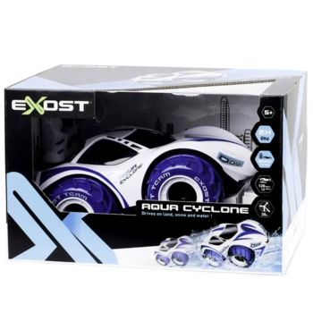 Машина-амфибия на радиоуправлении Silverlit Aqua cyclone 1:10, белый с синим (20125) - Pampik - 5