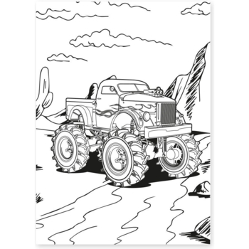 Розмальовка 1 Вересня Monster Truck, 12 сторінок (742810) - Pampik - 2