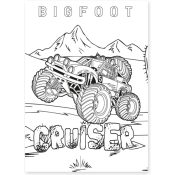Розмальовка 1 Вересня Monster Truck, 12 сторінок (742810) - Pampik - 3
