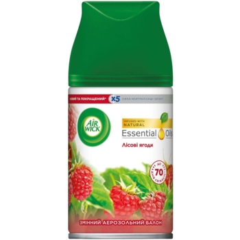 Змінний балон для автоматичного освіжувача повітря Air Wick Freshmatic Life Scents Лісова ягода, 250 мл - Pampik