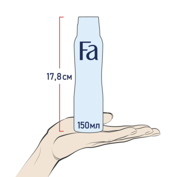 Антиперспірант-спрей Fa Invisible Sensitive з ароматом троянди та глоду, 150 мл - Pampik - 5