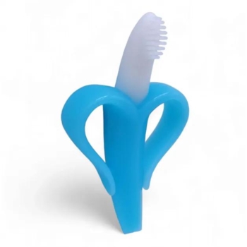 Прорізувач для зубів Lindo Банан, блакитний (DK 03) - Pampik - 2