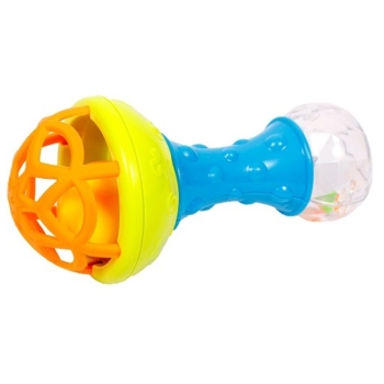 Іграшка-брязкальце Lindo, синій із зеленим (Б 323 син) - Pampik