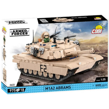 Конструктор Cobi Танк M1A2 Abrams, масштаб 1:35, 975 деталей (COBI-2622) - Pampik