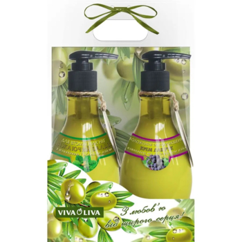 Подарунковий набір Viva Oliva Оливковий, 550 мл (275 мл + 275 мл) - Pampik