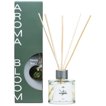 Аромадиффузор для дома Aroma Bloom Зеленый чай, 100 мл - Pampik