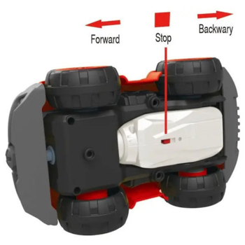 Конструктор DIY Spatial Creativity Поезд с электродвигателем LM8073-DZ-1, красный (CJ-1379241) - Pampik - 3