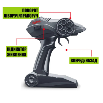 Машинка на радіокеруванні Sulong Toys Off-Road Crawler Speed ​​King, сірий (SL-153RHMGR) - Pampik - 8