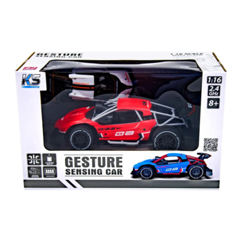 Машинка на радіокеруванні та сенсорному управлінні Sulong Toys Gesture Sensing Dizzy, червоний (SL-285RHR) - Pampik - 12