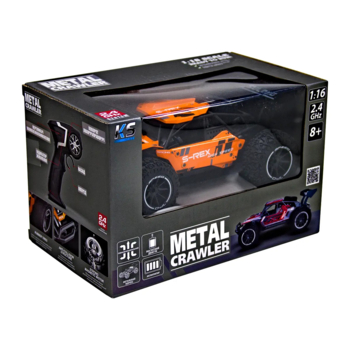 Машинка на радиоуправлении Sulong Toys Metal Crawler S-Rex, оранжевый (SL-230RHO) - Pampik - 12