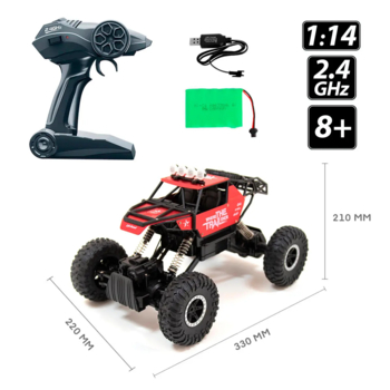 Машинка на радиоуправлении Sulong Toys Off-Road Crawler Where the trail ends, красный (SL-121RHMR) - Pampik - 8