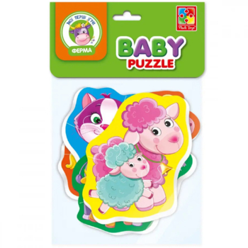 Бебі пазли Vladi Toys Мама та дитинча (VT1106-97) - Pampik - 2