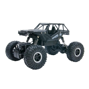 Автомобиль на радиоуправлении Sulong Toys Off-Road Crawler Tiger, 1:18, матовый черный (SL-111RHMBl) - Pampik