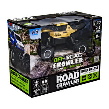 Автомобиль на радиоуправлении Sulong Toys Off-Road Crawler Car vs Wild, 1:20, золотой (SL-109AG) - Pampik - 12