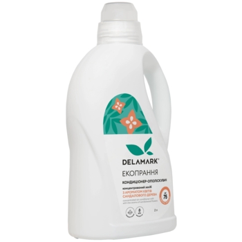 Кондиціонер-ополіскувач DeLaMark з ароматом квітів сандалового дерева, 2 л - Pampik