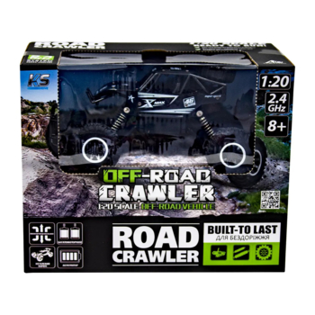 Машинка на радіоуправлінні Sulong Toys Off-Road Crawler Rock Sport, чорний (SL-110AB) - Pampik - 10