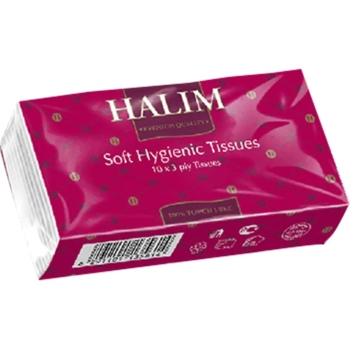 Серветки кишенькові Halim, 10 шт. - Pampik