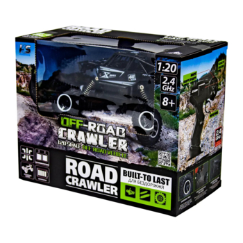 Машинка на радіоуправлінні Sulong Toys Off-Road Crawler Rock Sport, чорний (SL-110AB) - Pampik - 12