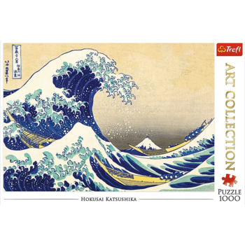 Пазли Trefl Велика хвиля в Канагаві Артколекція, 1000 елементів (10521) - Pampik - 2