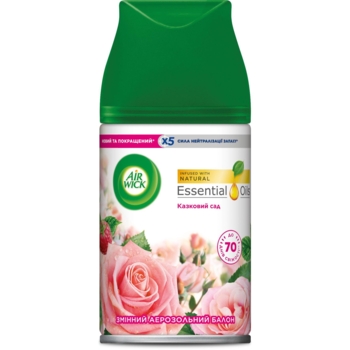 Змінний балон для автоматичного освіжувача повітря Air Wick Freshmatic Life Scents Казковий сад, 250 мл - Pampik