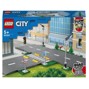 Конструктор LEGO City Дорожные пластины, 112 деталей (60304) - Pampik
