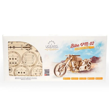 Механічний 3D Пазл Ukrainian Gears Байк VM-02, 189 елементів (70051) - Pampik - 10