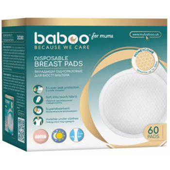 Вкладиші для бюстгальтера Baboo, 60 шт. (90402) - Pampik