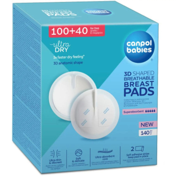 Лактаційні прокладки Canpol babies, одноразові, 140 шт. (1/654) - Pampik