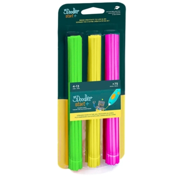Набор стержней для 3D-ручки 3Doodler Start Микс, 3 цвета, 75 шт. (3DS-ECO-MIX4-75) - Pampik