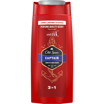 Гель для душа и шампунь Old Spice 2 в 1 Captain, 675 мл - Pampik