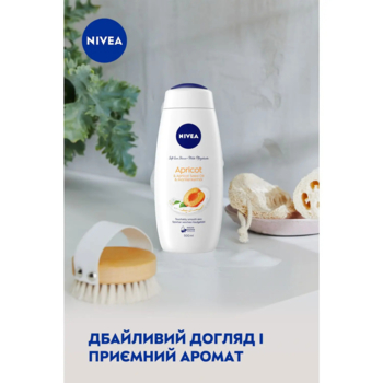 Гель-догляд для душу Nivea Абрикос та олія абрикосових кісточок, 500 мл - Pampik - 7