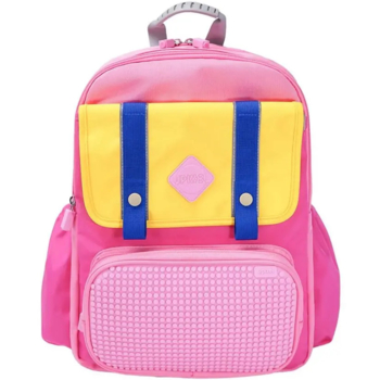 Рюкзак Upixel Dreamer Space School Bag, розовый с желтым (U23-X01-F) - Pampik