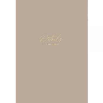 Зошит для записів MonAmi, А4, у клітинку, 80 арк., бежевий (A4-IC-080-776K) - Pampik