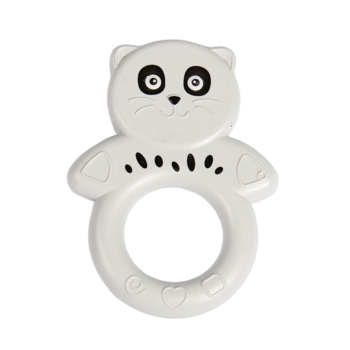 Іграшка-брязкальце Lindo Котик, сірий (1612 сір) - Pampik