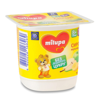 Сирок Milupa Мультифрукт 3%, з біфідобактеріями, 90 г - Pampik