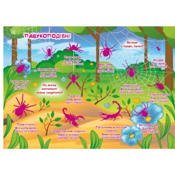 Велика книжка. Розвивальні наліпки + Розумнi завдання. Комахи та павукоподібні (F00021860) - Pampik - 3
