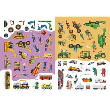 Книжка з наліпками. Розумні машини, 160 наліпок (F00023238) - Pampik - 4