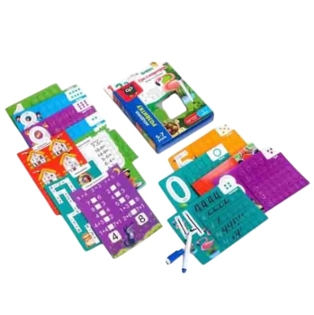 Игра с маркером Vladi Toys Пиши и вытирай Цифри та приклади, укр.(VT5010-14) - Pampik - 2