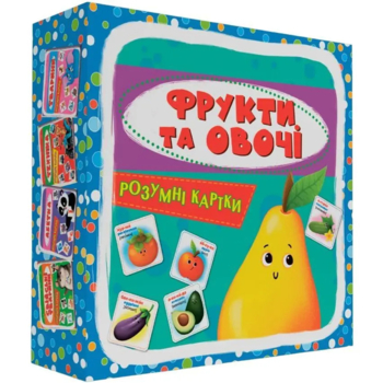 Розумні картки. Фрукти та овочі. 30 шт. (F00024742) - Pampik - 3