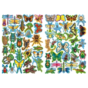 Велика книжка. Розвивальні наліпки + Розумнi завдання. Комахи та павукоподібні (F00021860) - Pampik - 4