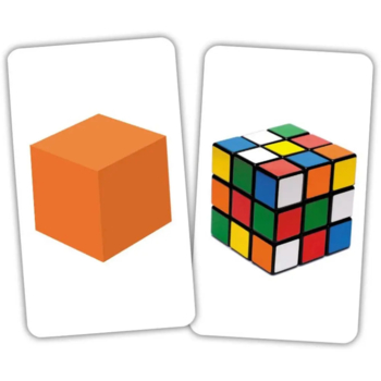 Набір карток Домана Вундеркінд з пелюшок Фігури, 15 пар карток, укр. мова (2100065276513) - Pampik - 2