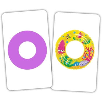 Набір карток Домана Вундеркінд з пелюшок Фігури, 15 пар карток, укр. мова (2100065276513) - Pampik - 3