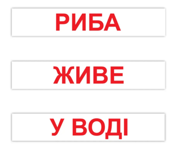 Картки Домана Вундеркінд з пелюшок Читання за Доманом, 120 карток, укр. мова (2100064095665) - Pampik - 4