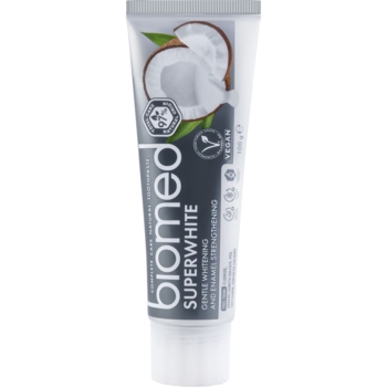 Зубна паста Biomed Superwhite Бережне відбілювання та зміцнення чутливої ​​емалі, 100 г - Pampik
