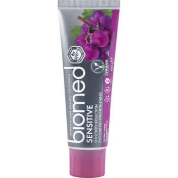 Зубна паста Biomed Sensetive Зміцнення емалі та зниження чутливості, 100 г - Pampik